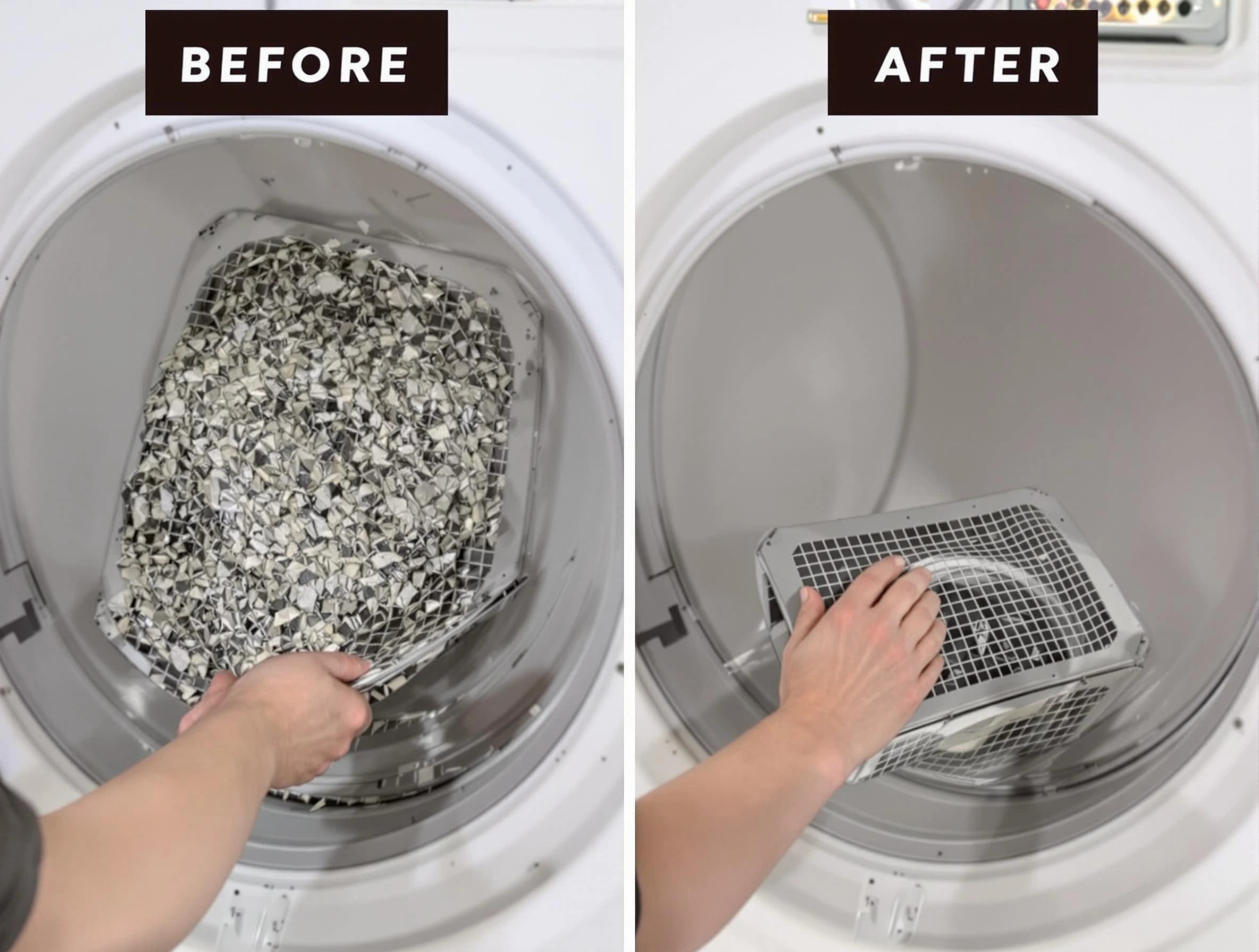 Professional lint trap cleaning by Petersburg Dryer Vent Cleaning in Petersburg