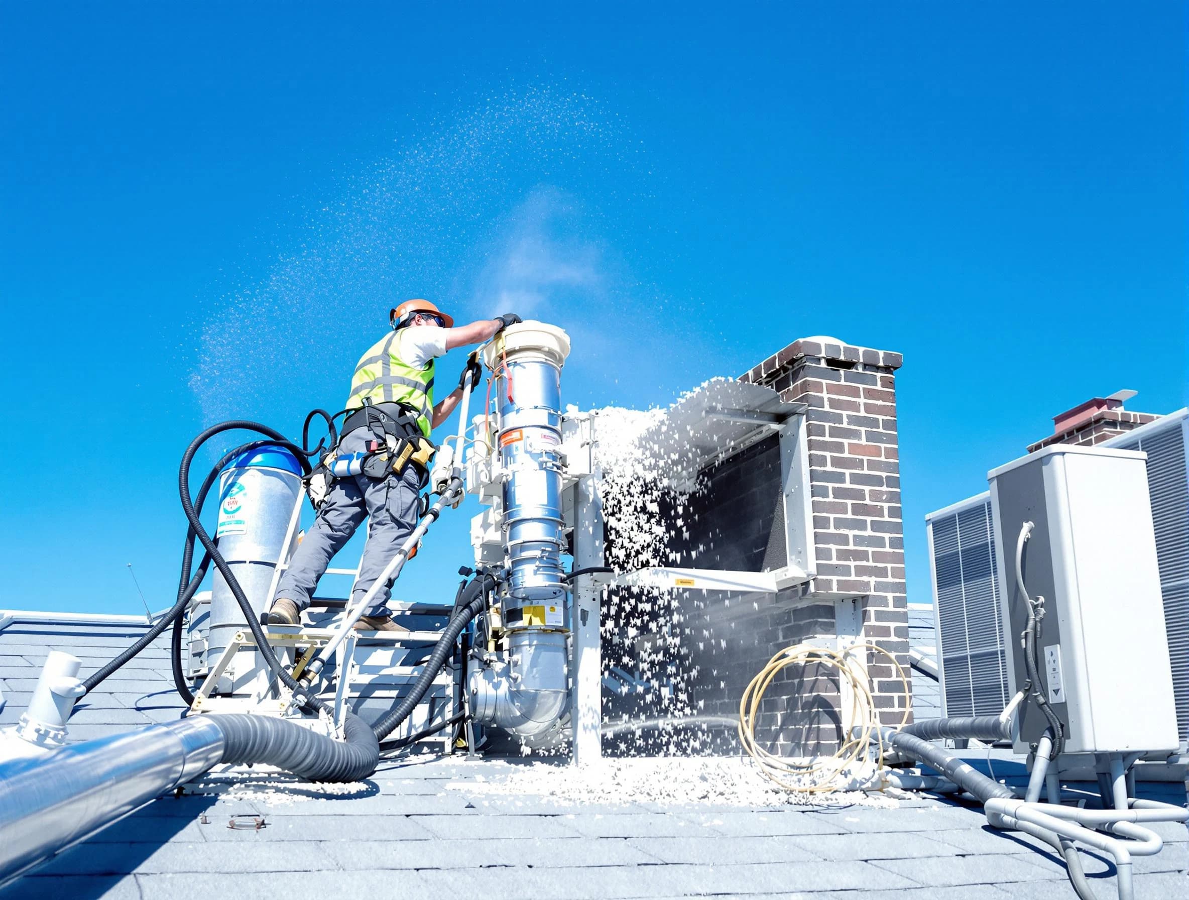 Expert roof dryer vent cleaning by Petersburg Dryer Vent Cleaning in Petersburg