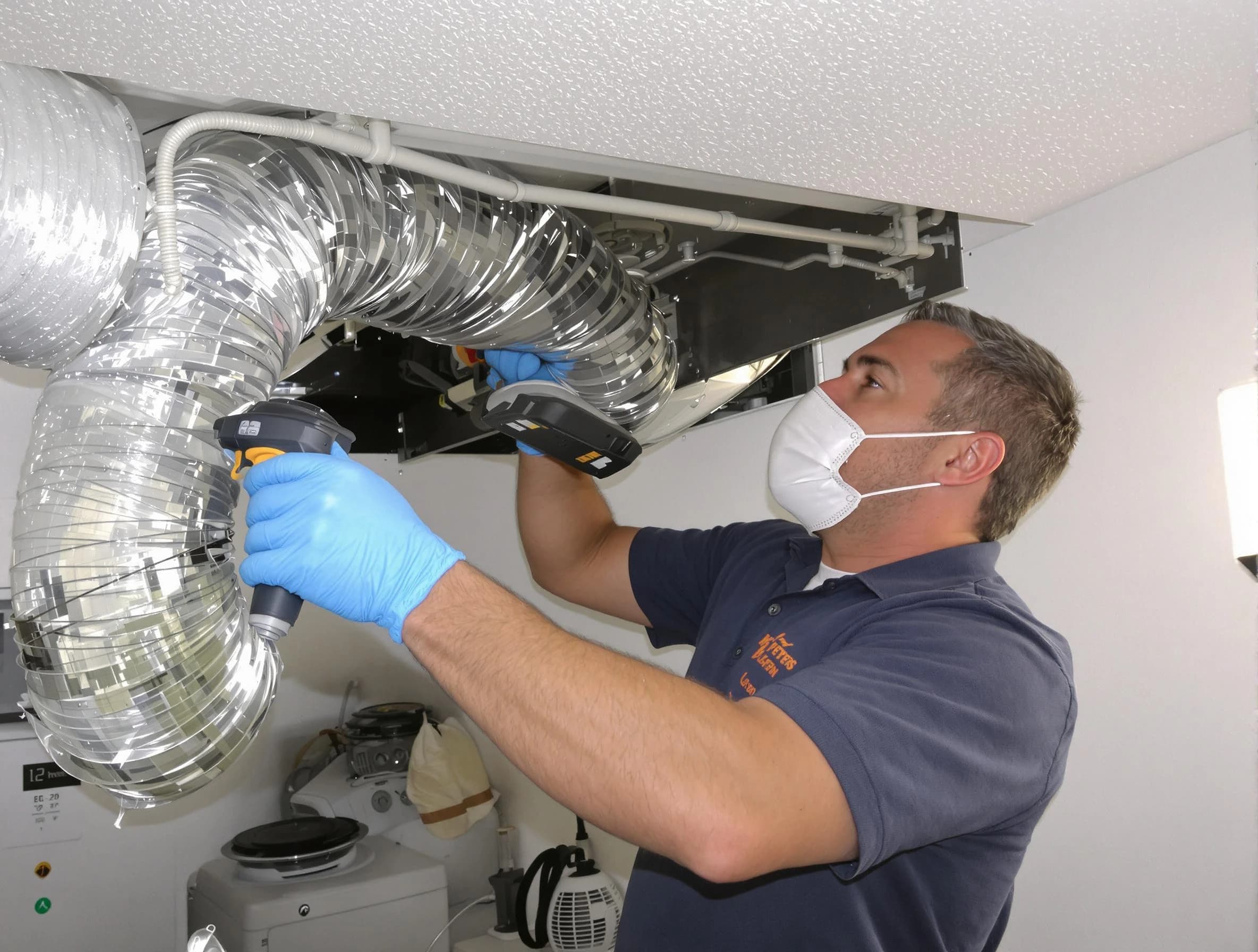 Petersburg Dryer Vent Cleaning professional performing thorough residential dryer vent cleaning in Petersburg