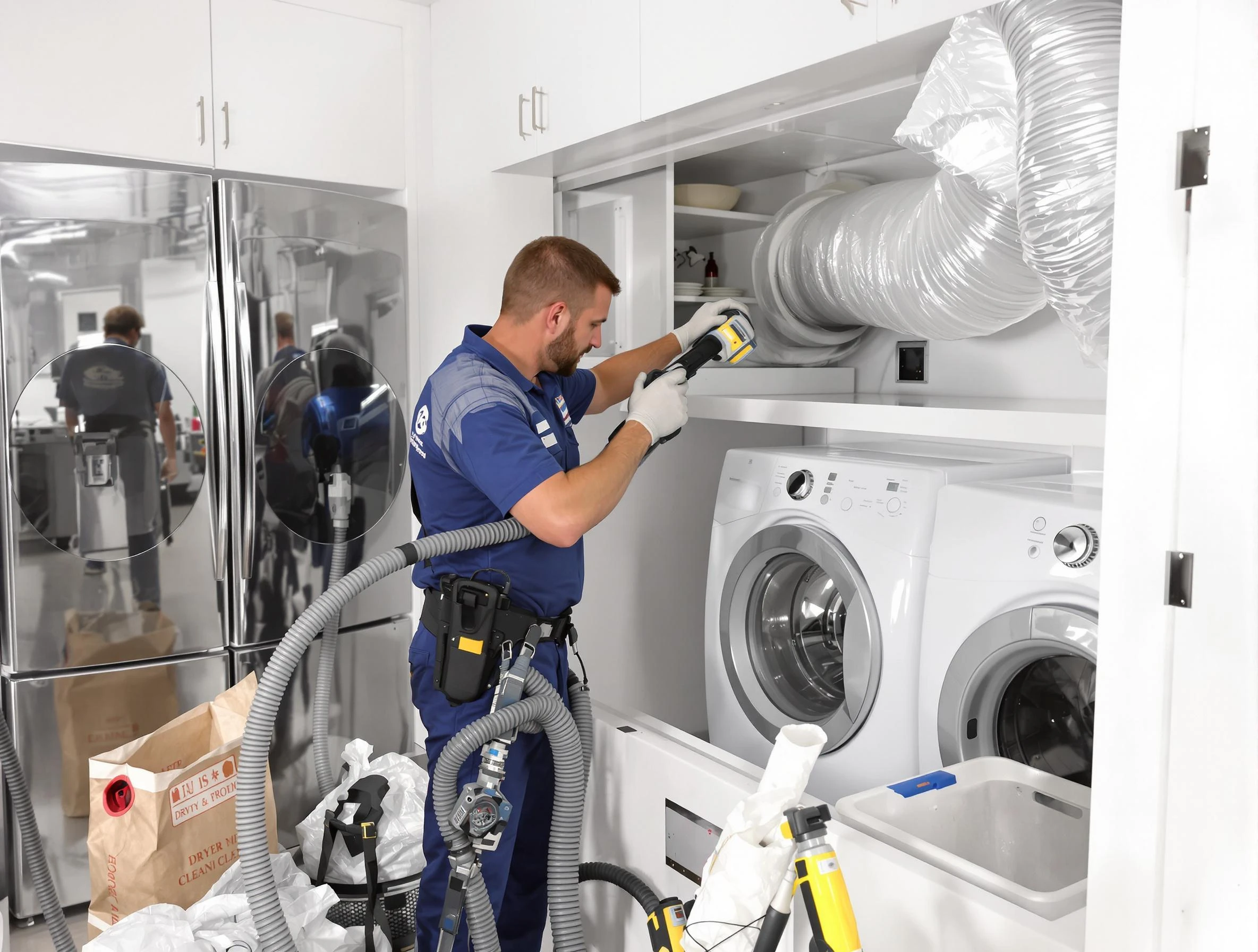 Professional duct cleaning by Petersburg Dryer Vent Cleaning in Petersburg