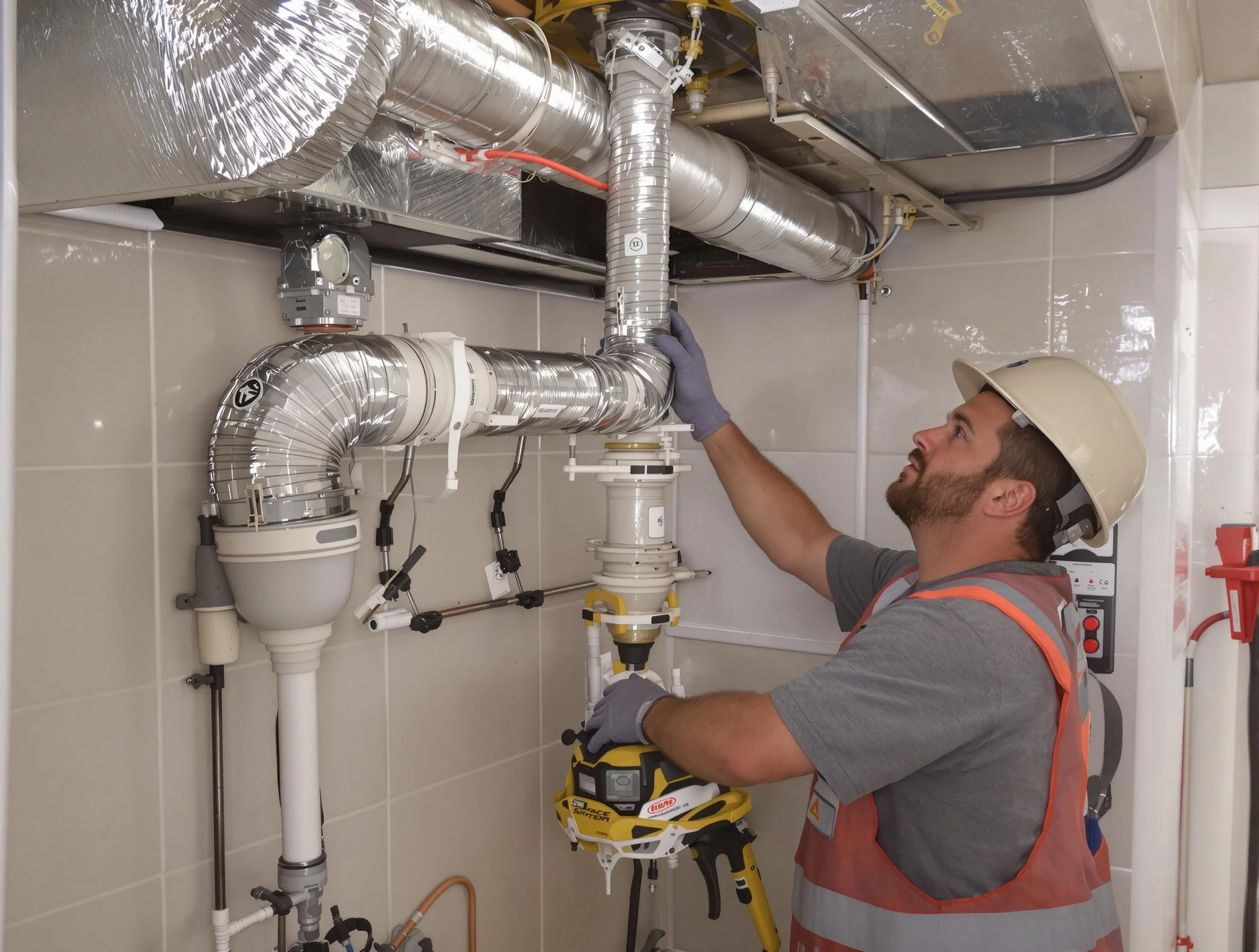 Petersburg Dryer Vent Cleaning expert performing professional dryer vent repair and installation in Petersburg