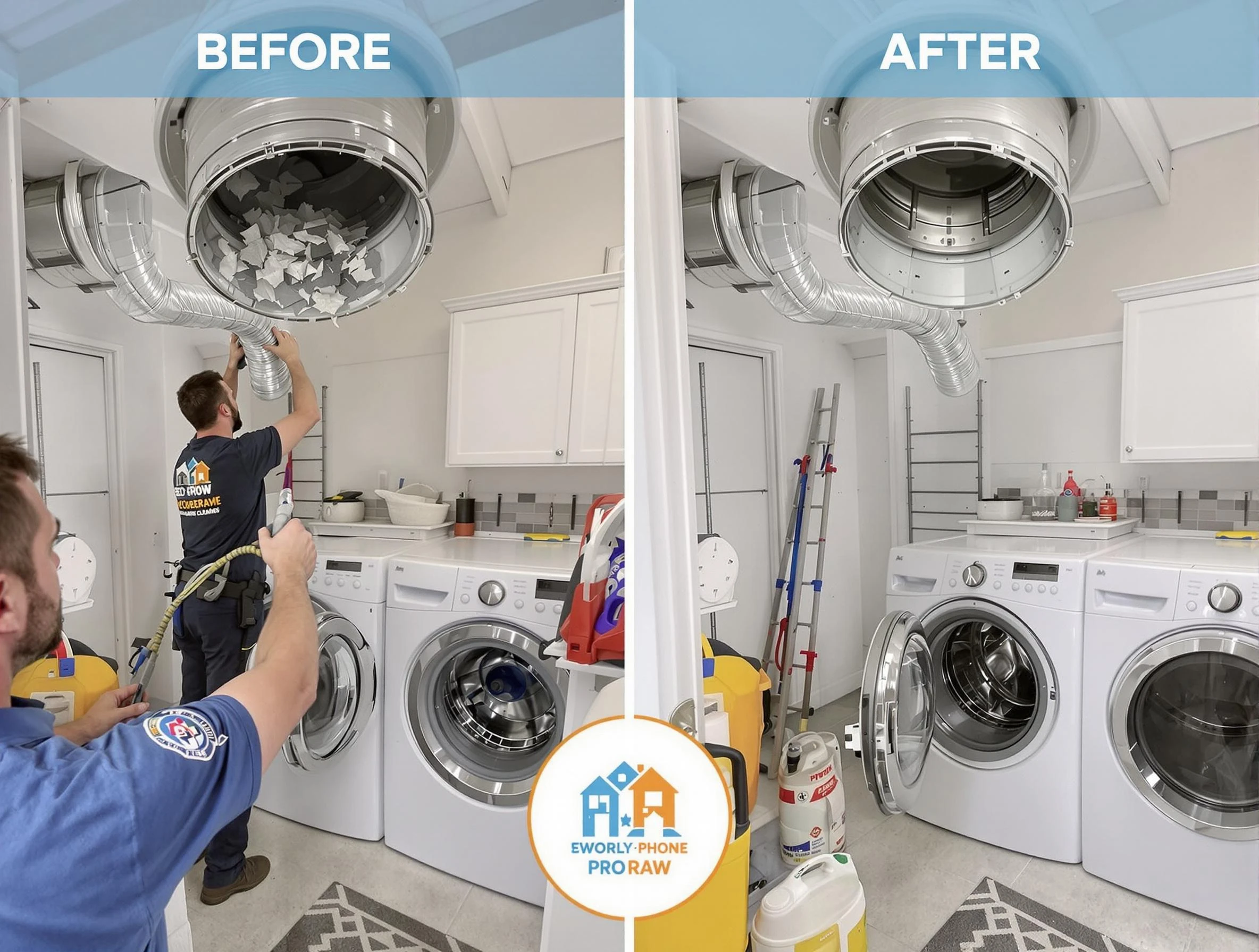 Residential dryer vent cleaning by Petersburg Dryer Vent Cleaning in Petersburg